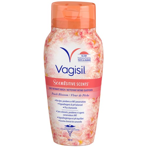 Vagisil Feminine Wash Scentsitive Scents Peach Blossom 360 ml