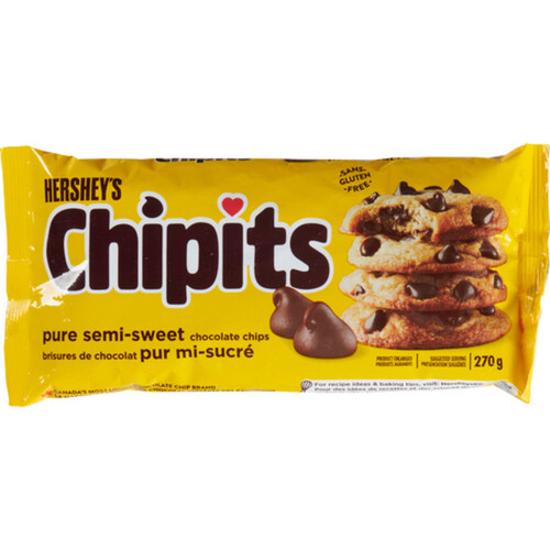 Hershey's Gluten-Free Chipits Baking Pieces Chocolate Semi Sweet 270 g