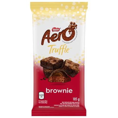 Nestlé Aero Chocolate Truffle Bar Brownie 105 g
