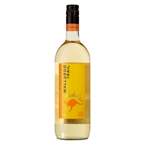 Wallaroo Trail White Wine 12.5% Alcohol Signature Blend 1 L (bottle)