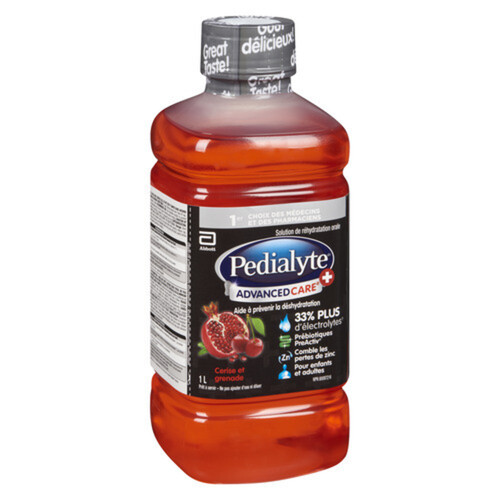 Pedialyte Advanced Care Oral Rehydration Cherry Pomegranate 1 L 