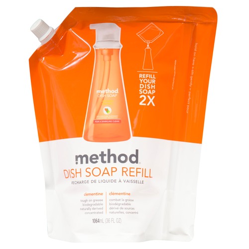 Method Dish Detergent Pump Refill Clemintine 1.06 L