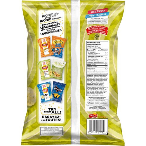 Lay’s Potato Chips Spicy Dill Pickle Flavoured 220 g