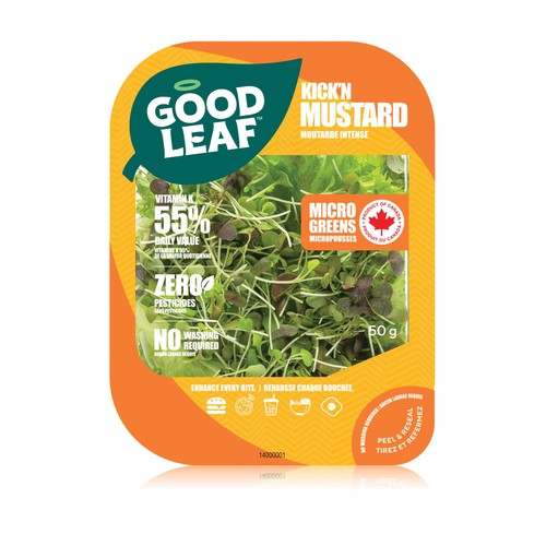 GoodLeaf Hero Greens Spicy Mustard Medley 50 g