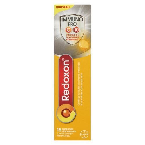 Redoxon Immuno Pro Effervescent Tablets Orange 15 Count
