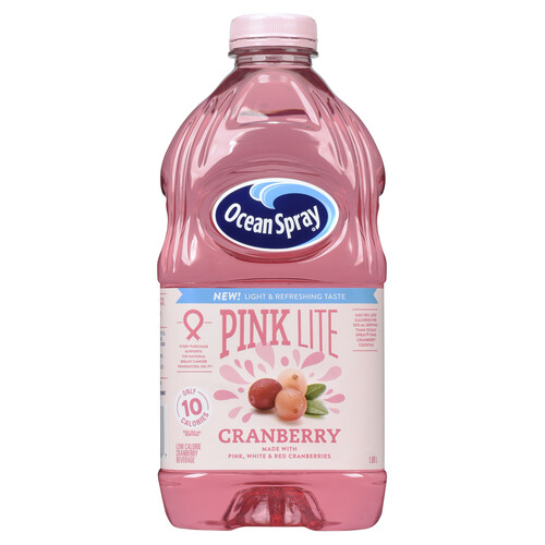 Ocean Spray Cocktail Juice Cranberry Pink Lite 1.89 L