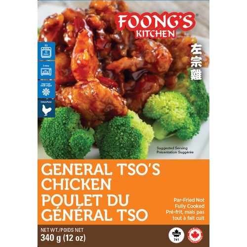 Foong's Kitchen Frozen General Tso's Chicken 340 g