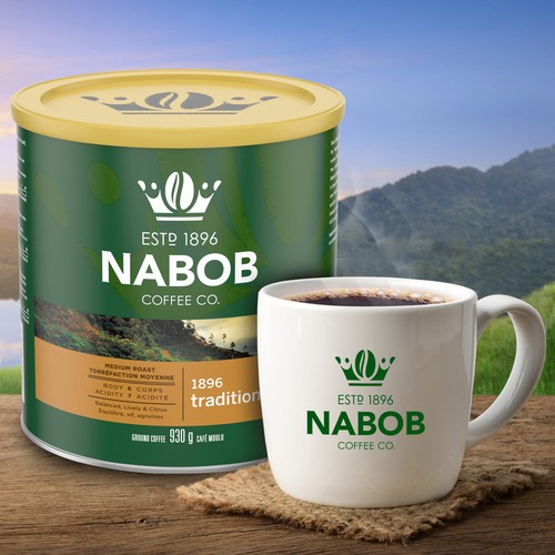 Nabob Ground Coffee 1896 Tradition Medium Roast Fine 930 g