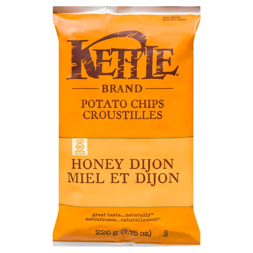 Kettle Brand Gluten-Free Potato Chips Honey Dijon 220 g
