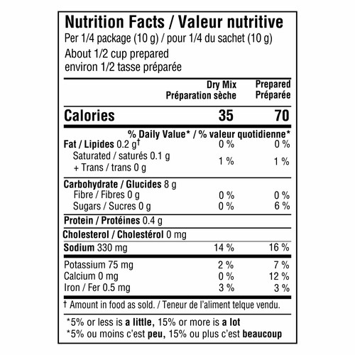 Jell-O Fat-Free Instant Pudding Chocolate 40 g