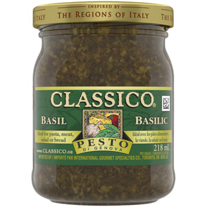 Classico Pesto Pasta Sauce Basil 218 ml