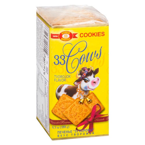 Harkiev Cookies 33 Korovi Tvorogek 180 g