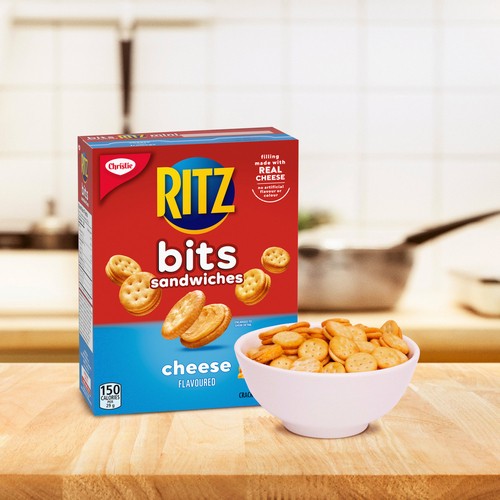 Christie Ritz Bits Sandwiches Cheese Flavoured Snack Crackers 180 g