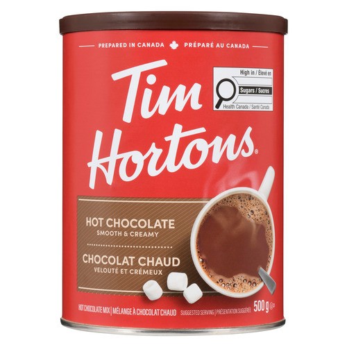 Tim Hortons Hot Chocolate Mix Smooth & Creamy 500 g
