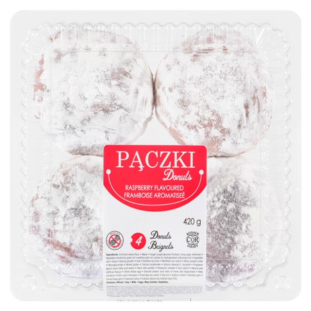 CT Bakery Paczki Donuts Raspberry 420 g (frozen) - Voilà Online ...