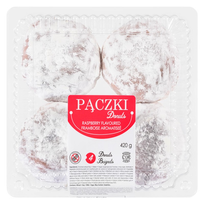 CT Bakery Paczki Donuts Raspberry 420 g (frozen) - Voilà Online ...