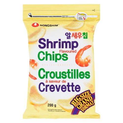 Nongshim Shrimp Flavoured Chips Big Size 200 g