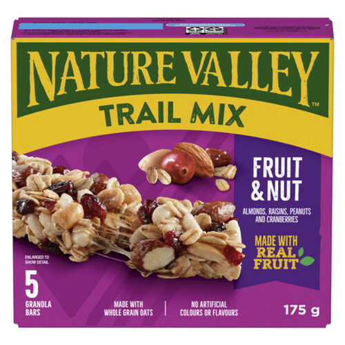 Nature Valley Garnola Bars Trail Mix Chewy Fruit & Nut 175 g