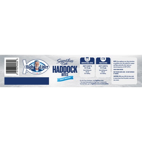 High Liner Frozen Breaded Haddock Bites Original 600 g