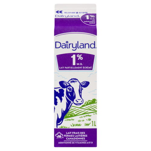 Dairyland 1% Milk Partly Skimmed 1 L