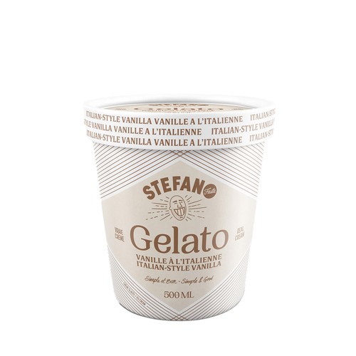 Stefano Faita Gelato Italian Style Vanilla 500 ml