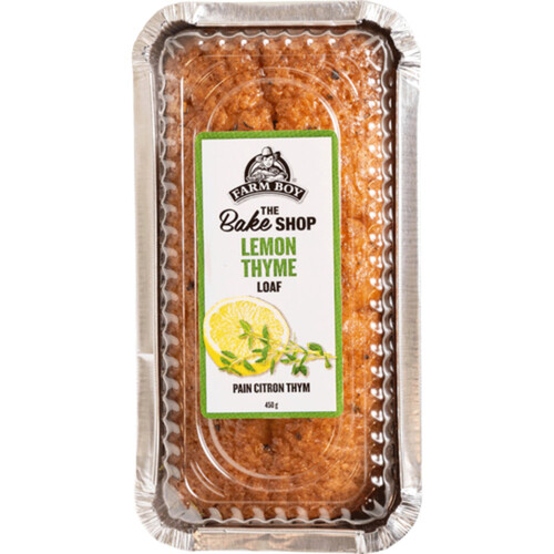 Farm Boy Loaf Cake Lemon Thyme 450 g