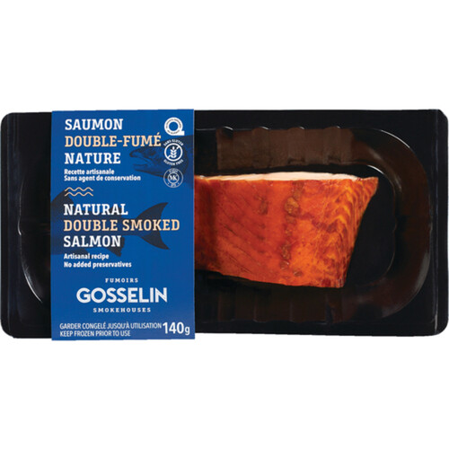 Gosselin Smokehouse Frozen Double Smoked Salmon 140 g