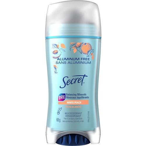 Secret Aluminum Free Deodorant White Peach 68 g