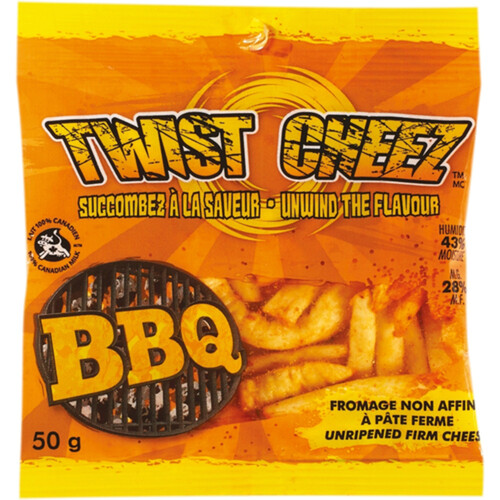 Twist Cheez Cheese BBQ Firm Unripened 50 g