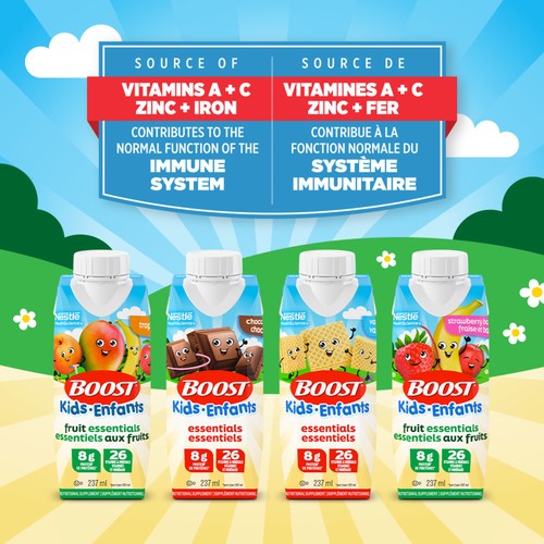 Boost Kids Nutritional Supplement Essentials Vanilla 6 x 237 ml