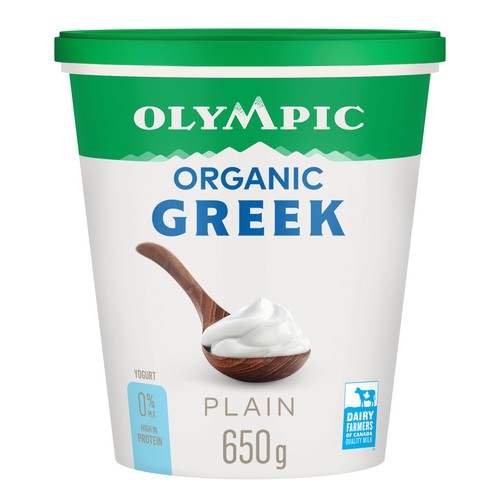 Olympic Organic 0% Greek Yogurt Plain 650 g