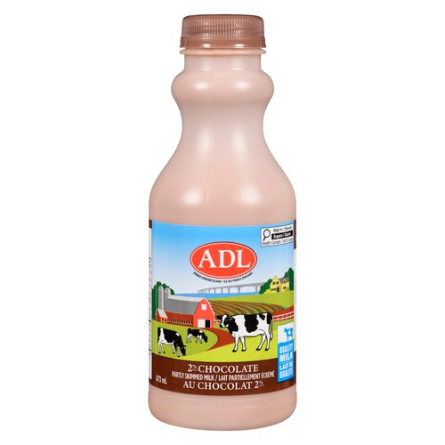 ADL 2% Partly Skim Chocolate Milk 473 ml