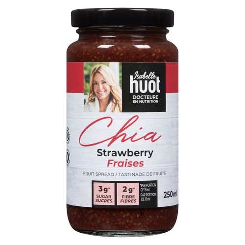 Dr Isabelle PhD Nutrition Spread Strawberry & Chia 250 ml