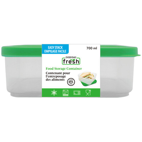 Everyday Fresh Food Storage Container Stackable 700 ml 1 Pack