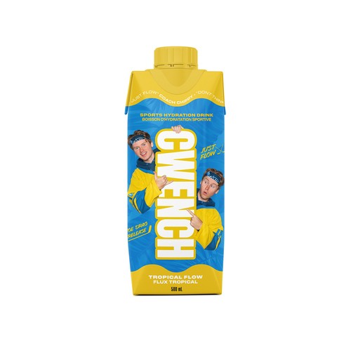 Cwench Sports Hydration Drink Tropical Flow 500 ml