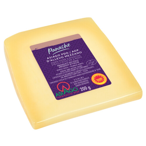 Panache Asiago D'Allevo Mezzano Cheese 200 g