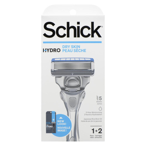 Schick Hydro 5 Blades Razor Dry Skin 1 Pack