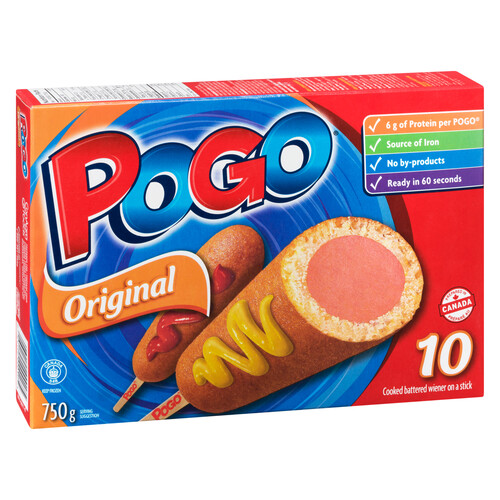 Pogo Frozen Corn Dogs Original 10 x 75 g