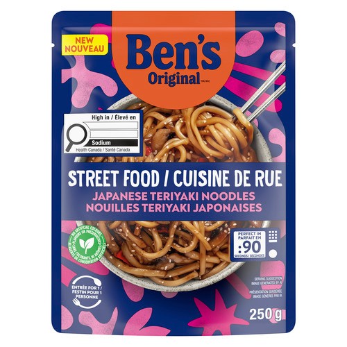 Ben's Original Street Food Noodles Japanese Teriyaki Style 250 g
