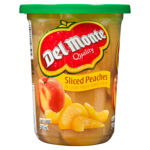 Del Monte Sliced Peaches In Light Fruit Juice Syrup 540 ml