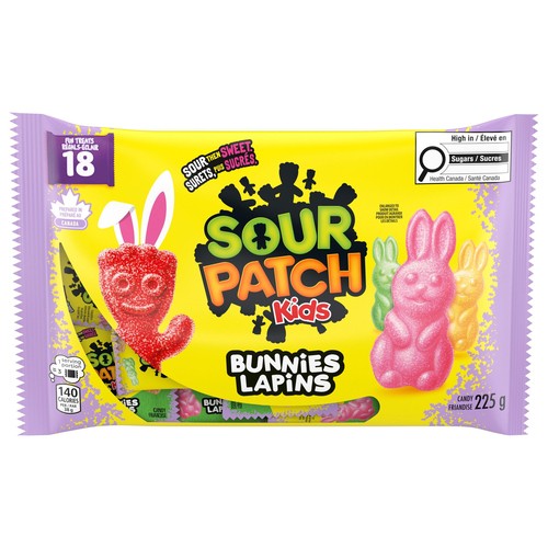 Maynards Sour Patch Kids Bunnies Candy For Easter 225 g