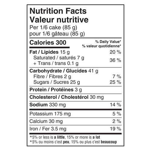 McCain Deep'n Delicious Frozen Cake Chocolate 510 g