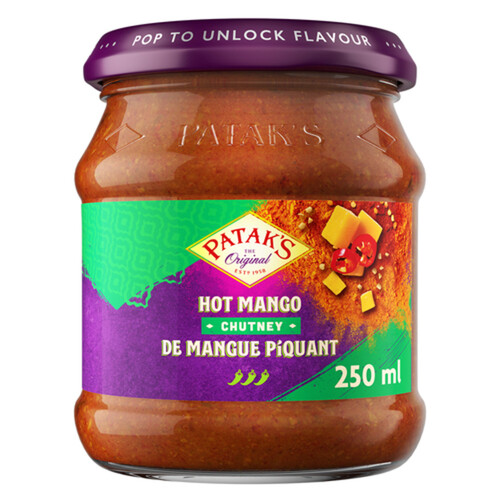 Patak's Chutney Hot Mango 250 ml