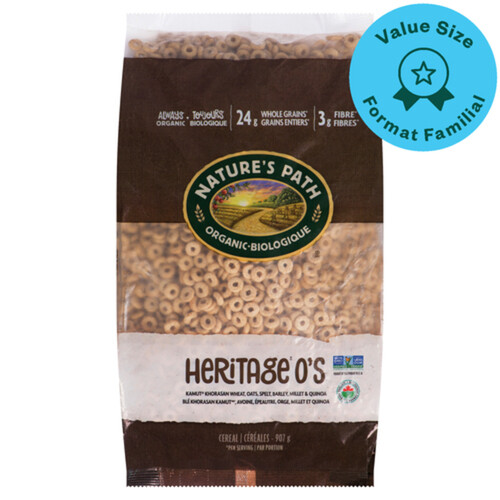 Nature's Path Organic Cereal Heritage O's 907 g