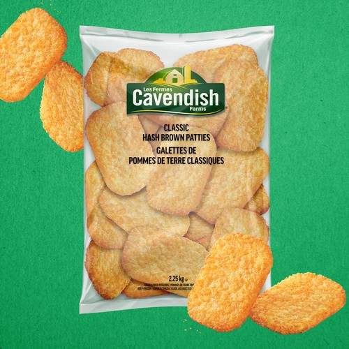 Cavendish Farms Classic Hash Brown Patties Club Pack 2.25 kg