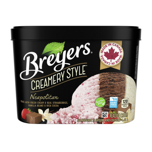 Breyers Ice Cream Neapolitan Style Made With Fresh Cream 1.66 L