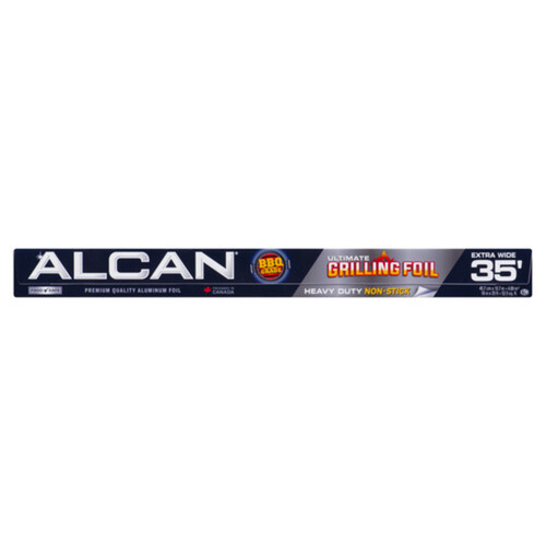 Alcan Non-Stick Aluminum Foil Extra Wide 18 Inch x 35 Feet 