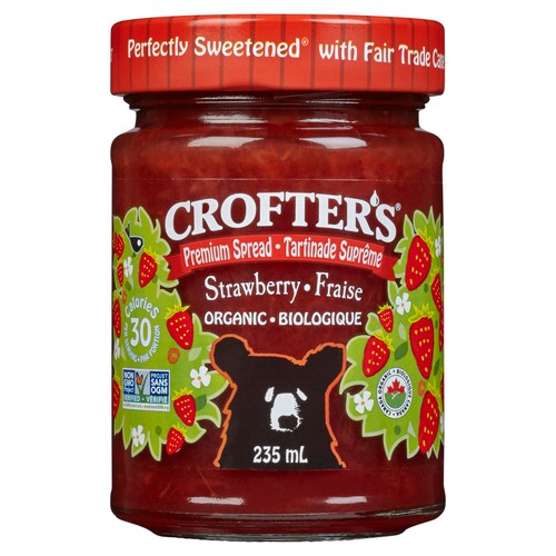 Crofters Organic Premium Spread Strawberry 235 ml