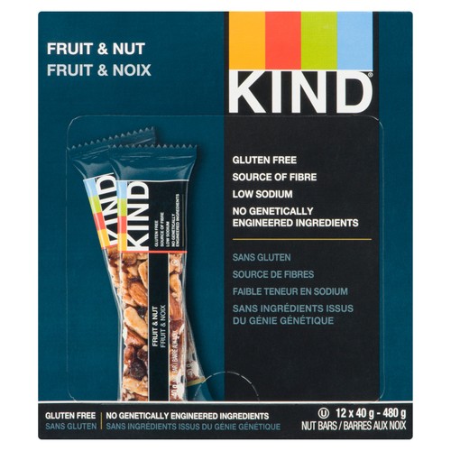 Kind Gluten-Free Bars Fruit & Nut 12 x 40 g