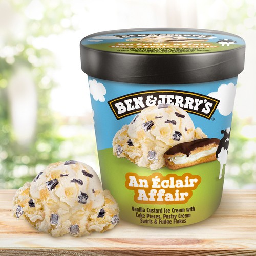 Ben & Jerry's Ice Cream An Éclair Affair With Fairtrade Ingredients 473 ml